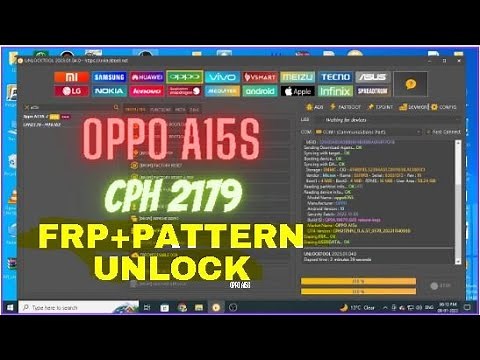 OPPO A15s CPH2179 FRP+PATTERN UNLOCK BY UNLOCKTOOL 2023
