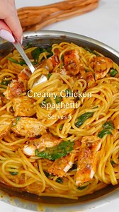 63K views · 6K reactions | Creamy Chicken and Spaghetti ✨ Here’s an...