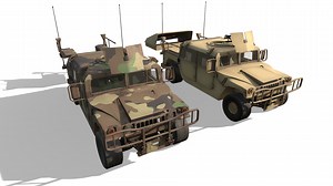Army Jeep - Hummer / Humvee / HMMWV - Buy Royalty Free 3D model by Studio Lab (@studiolab.dev)