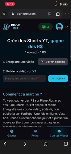Pour avoir des Robux gratuit aller sur planète robux