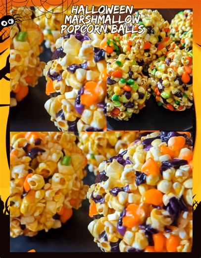 6.4K views · 55 reactions | Halloween Marshmallow Popcorn Balls...