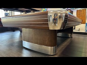 Fully Restored Brunswick Anniversary 9FT Pool Table by Chief Billiards