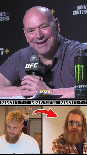973K views · 5.6K reactions | Dana White laughs off Jake Paul's disguise after allegedly being banned from UFC events | MMA Fighting | Facebook