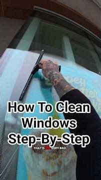 How To Clean Storefront Windows STEP-BY-STEP #windowcleaning #windowwashing #howto