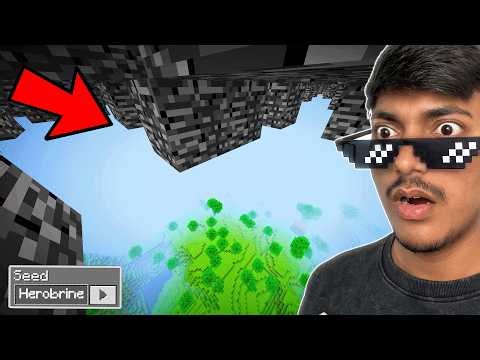 I Found A SECRET WORLD Under BEDROCK in Minecraft !!!
