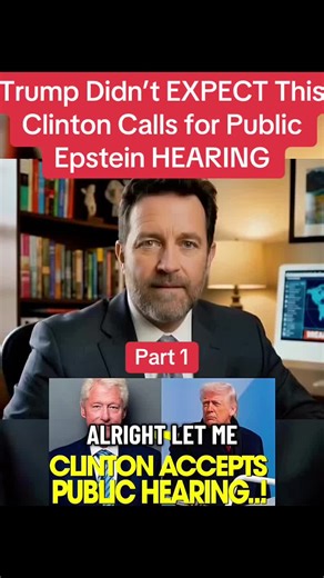 Trump Didn’t EXPECT This — Clinton Calls for Public Epstein HEARING #fyp #usa #breakingnews #Clinton #publicinterview