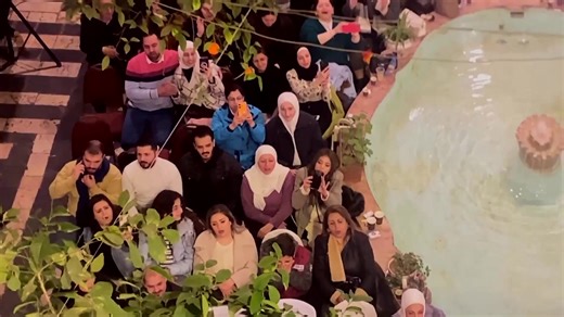 On a wintry night in Damascus, hundreds of people packed into a courtyard in the Old City, dancing and singing during a joyful evening of music - with the approval of Syria's new, Islamist-led authorities https://reut.rs/4i99W5P | Reuters