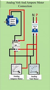 64K views · 867 reactions | Analog Ampere & Volt Meter Connection Diagram #IndustrialEquipment #IndustrialAutomation #electrician #Industrial #control | Resonance Automation | Facebook