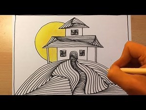 Zeichnen Lerner, Leicht Abstrakt für Anfänger, 3D, Tag 7 / Drawing For beginners, ideas