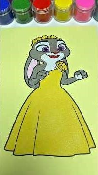 Judy Hopps Sand Art🐰 Sandpainting ASMR✨#asmr #zootopia2 #sandart #sandpainting #satisfying