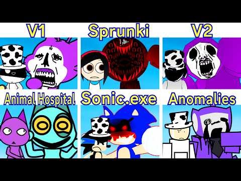 FNF Nocturnal Protocol BEST SCRATCH VERSIONS: Animal Hospital, Custard Anomalies (Myths Tubbylands)