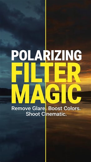 Ever wondered how filmmakers get those deep blue skies, clear reflections, and rich colors without heavy editing? The secret is a Polarizing Filter 🎥 It reduces glare, controls reflections, boosts contrast, and makes your footage look more cinematic — straight from the camera. If you’re serious about learning cinematography, professional editing, script writing, and film direction, don’t just watch reels… learn the craft properly. Join my LIVE Editing, Script Writing & Film Direction Classes wh