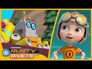 Crush Gets Lost in the Woods 🥫 | Rusty Rivets Full Episodes + More Cartoons for Kids