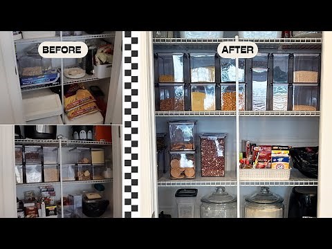 Clean & Organize My Pantry With Me | How I Organized My Pantry