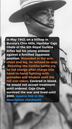Wounded three times, still shouting the battle cry #short #history #ww2