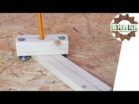 Die Mitte vom Holz Finden - so geht's!