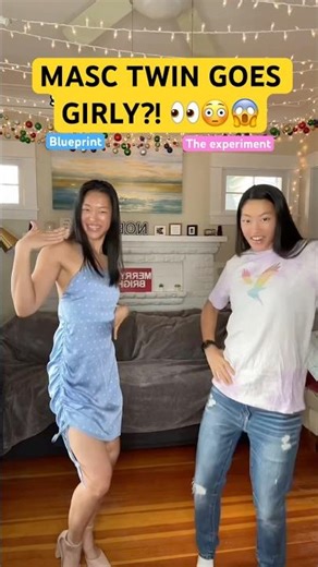 Turning my 🌈 masc. twin into a girly girl....