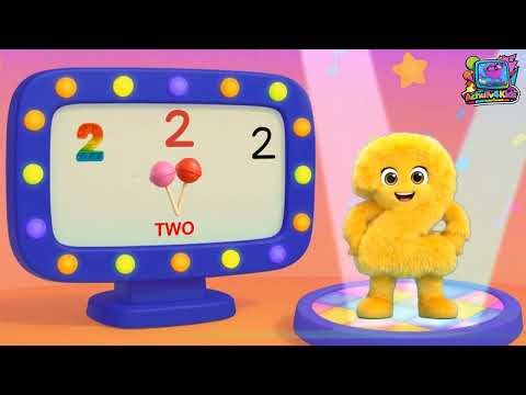 Numbers Writing Song 1 to 5 | Learn to Count and Write with Dancing Numbers | AchuTV4Kids