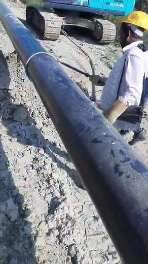 #holiday #test #pinhole #detection #coating #pipeline #damage #lowering #excavation #chattering