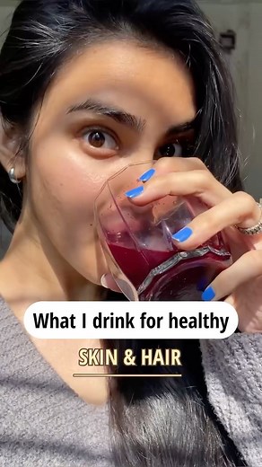 Nisha Sharma💫 | Beauty & Fashion✨ | Save & share😇 Refreshing drink that does wonders to your hair and skin.💯 🍓Beetroot is extremely effective for good hair. You can use... | Instagram