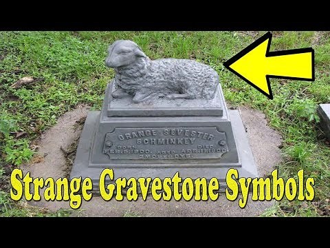 12 Strange Symbols On Cemetery Gravestone, And Their Secrets.