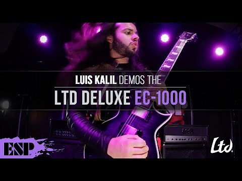 LTD EC-1000 See Thru Purple Sunburst Demo by Luis Kalil | ESP Guitars