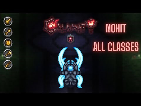 Terraria Calamity: Polterghast Master Death Mode No Hit All Classes