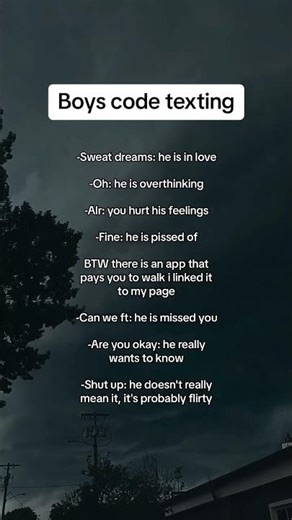 Boys code texting