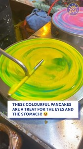16K views · 145 reactions | Food stall creates colourful pancakes | 5-Minute Crafts USA | Facebook