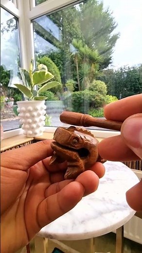 Wooden Frog Guiro