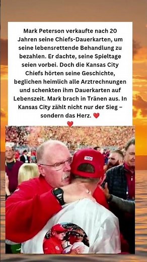 „Die Chiefs, die Herzen gewinnen ❤️ – Mark Petersons unglaubliche Geschichte“