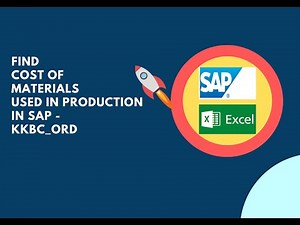 How to find Cost of Components (materials) used in Production in SAP?