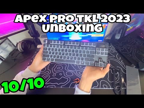 Steelseries Apex Pro TKL 2023 UNBOXING + Fortnite (POV) Gameplay 🌟