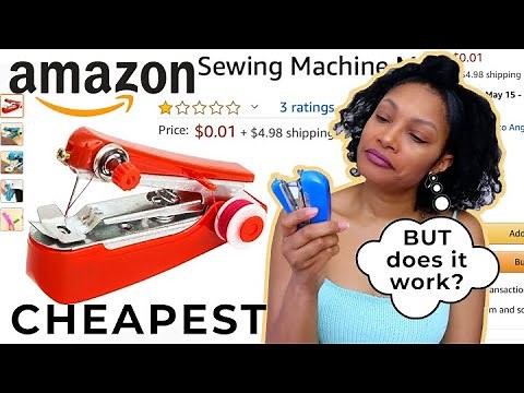 Cheapest Sewing Machine On Amazon! | I Try Before You Buy Ep. 1