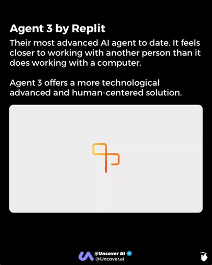 AI Tools & News | Technology | Artificial Intelligence on Instagram: "Comment "AGENT" and we’ll send you the link AI startup @repl.it has raised $250 million at a $3 billion valuation. Alongside this funding, Replit introduced Agent 3, its most advanced AI agent to date. With up to 200 minutes of autonomous runtime, Agent 3 can independently complete complex tasks, freeing up hours for users to focus on creativity and ideas. A breakthrough feature, App Testing, allows the agent to test and fix i