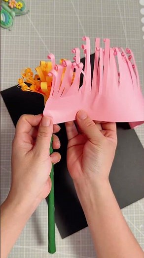 Amazing Paper Chrysanthemum Flower Tutorial | DIY Paper Strips Craft