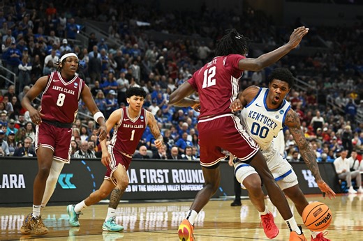 Kentucky vs Santa Clara basketball game recap, March Madness score