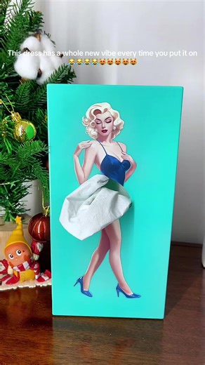 This dress has a whole new vibe every time you put it on#tissuebox #homedecor #tiktokshop #shopsmall