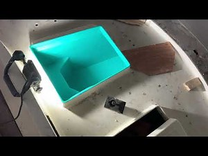 Building propane Locker and installing HDPE fuel tank for my sailboat project