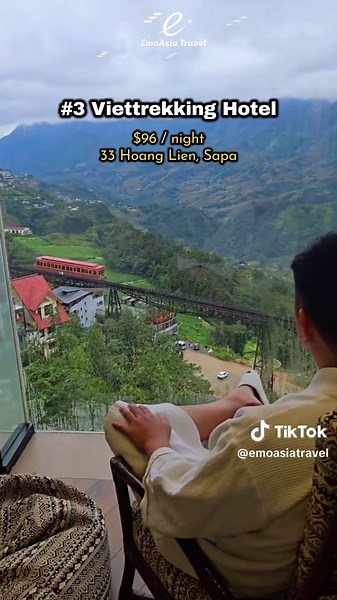 Top 7 Sapa hotels with train view. Best hotels in sapa with affordable price #sapa #travel #viral #fyp #top7