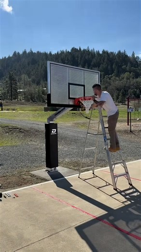 Elementary school basketball court transformation project