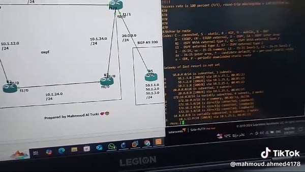 New Networking Lab Experience with GNS3! Today, I completed an exciting and challenging networking lab using the well-known network emulator GNS3. It was a highly educational and enjoyable experience! 🔧 Protocols Used: BGP (Border Gateway Protocol): To exchange routes between autonomous systems and ensure network stability. OSPF (Open Shortest Path First): To build a dynamic network using a powerful and efficient interior routing protocol. EIGRP (Enhanced Interior Gateway Routing Protocol): To