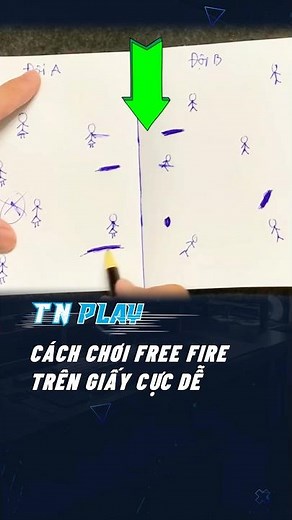 CÁCH CHƠI FREE FIRE TRÊN GIẤY CỰC DỄ #shorts