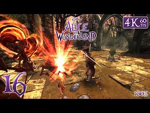 Disney Alice in Wonderland (PC) - 4K60 Walkthrough (100%) Part 16 - Return to Tulgey Woods