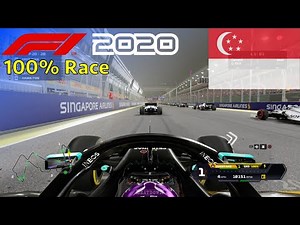 F1 2020 - Let's Make Hamilton 7x World Champion #16: 100% Race Singapore