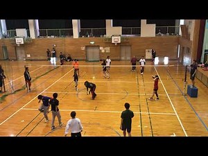 ６人制ソフトバレー 試合 決勝トーナメント1回戦 バレーボール ソフトバレー ソフバ 令和7