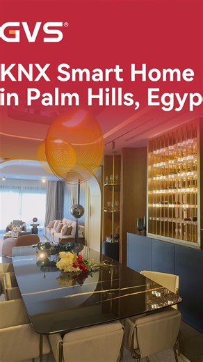 GVS SMART CO., LTD. on Instagram: "GVS Smart Home in Palm Hills, Egypt — Comfort, Security & Efficiency with KNX. Enabling smart control of lighting, shutters, curtains, and HVAC systems, this project features GVS touch screens and motion sensors for seamless automation. From intuitive touch panels to secure communication, GVS delivers a complete smart living ecosystem. Credit: @era__solutions #smarthome #knx #homeautomation #gvs #alexa #smartpanel #motionsensors #videointercom #energyefficiency