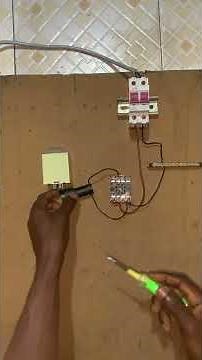 How to connect Alarm with Timer |Electrical wiring guide. #Alarm#timer#short