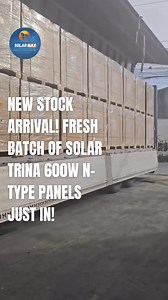 Fresh batch of solar panels just in!Trina Vertex 600W N-Type – High-efficiency TOPCon solar panel for maximum performance and reliability. Get yours now! | SOLAR MAX