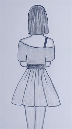 BTS Girl Drawing 💜 | Easy K-Pop Fan Art